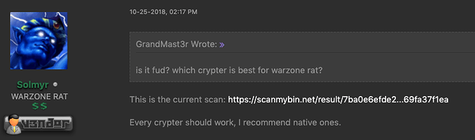 Vendor Statement