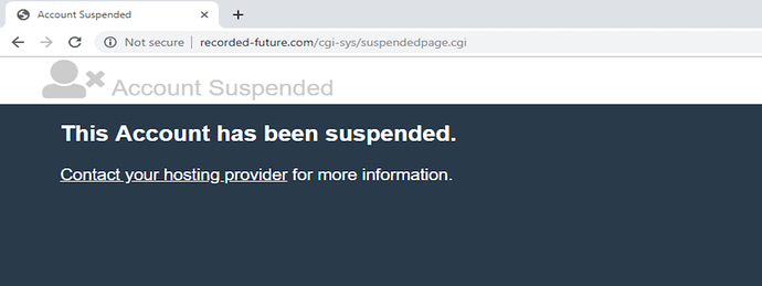 Suspended Site