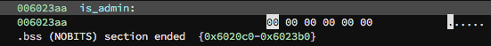 The is_admin global variable