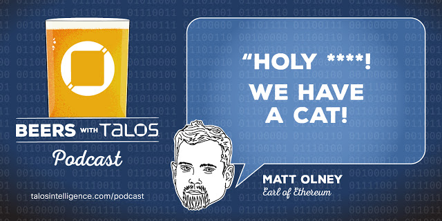 Matt Olney, Earl of Ethereum - "Holy ****! We have a cat"