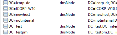ADSI Edit of DNS zone