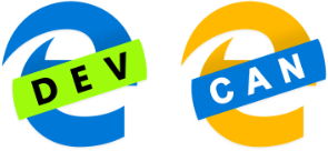 Microsoft Edge Chromium Dev and Canary Logos